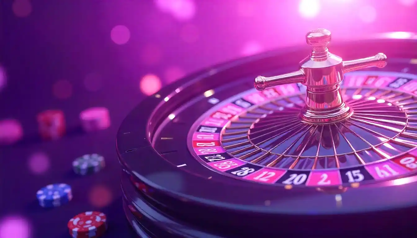 Roulette wheel close-up